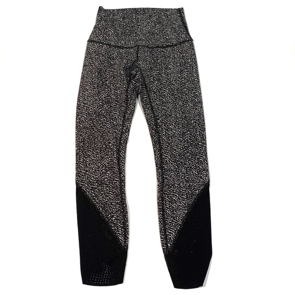 lululemon athletica Pants - Lululemon High Waisted Patterned Leggings Size 6